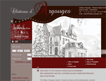 Tablet Screenshot of en.chateau-argouges.com